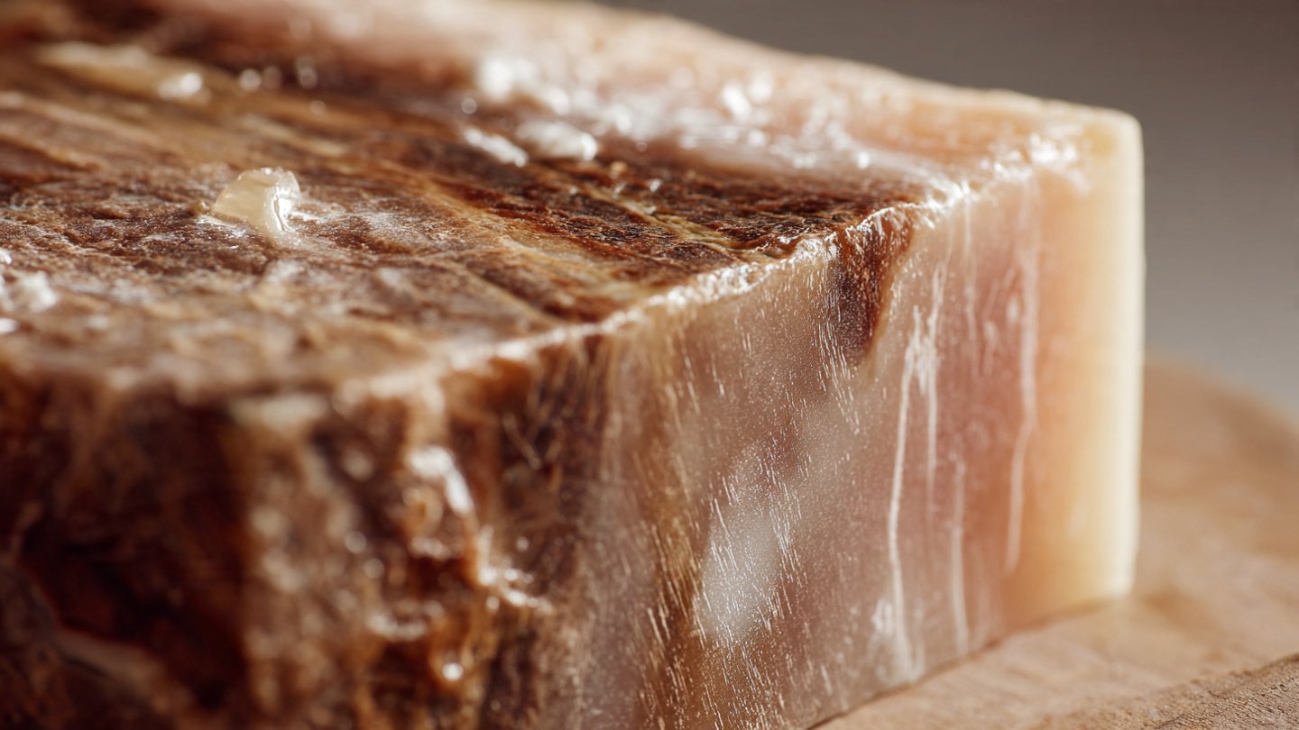 Hands adjusting materials during a small-batch handcrafted process