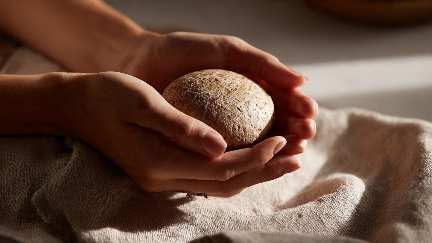 Natural materials with texture and patina used in handcrafted luxury products